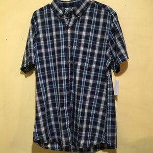G. H. Bass & Co Men’s Button Down Plaid Shirt, NWT